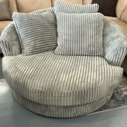 Corduroy,swivel Chair,get Same Day ,no Credit Needed