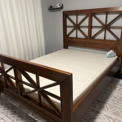 Queen Bed Frame And Matress Box