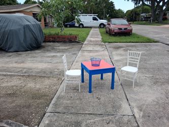 Table  and chairs  for  children