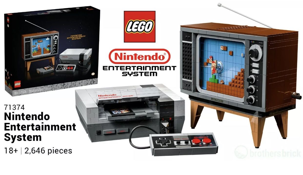 BRAND NEW Lego Super Mario Nintendo Entertainment System 71374 NES