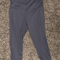 Maternity Leggings With Pockets - 4 PACK