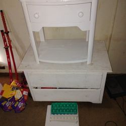 Bed Stand And A Nightstand
