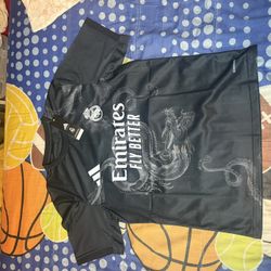 Real Madrid Adidas Black Dragon Jersey