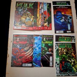 Indestructible Hulk (2013 Marvel) & World War Hulk tie-ins Lot of 14