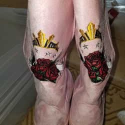 ED HARDY STYLE VINTAGE BOOTS 