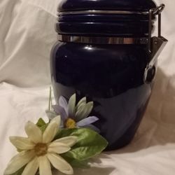 Cobalt Blue Canister 