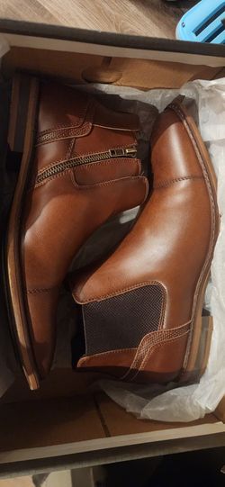 Mens Tan Chelsea Boots Size9