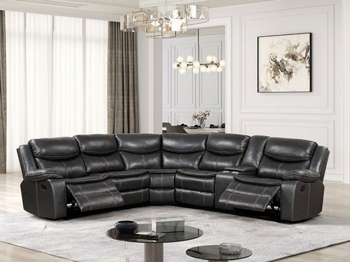Brand New Elegant Plush Reclining Sectional Sofa