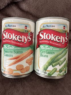 Canned Goods- Carrots & Green Beans