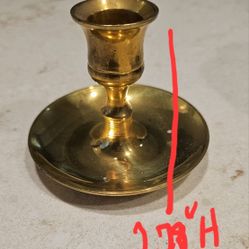 1 Brass Candle Holder $1.50