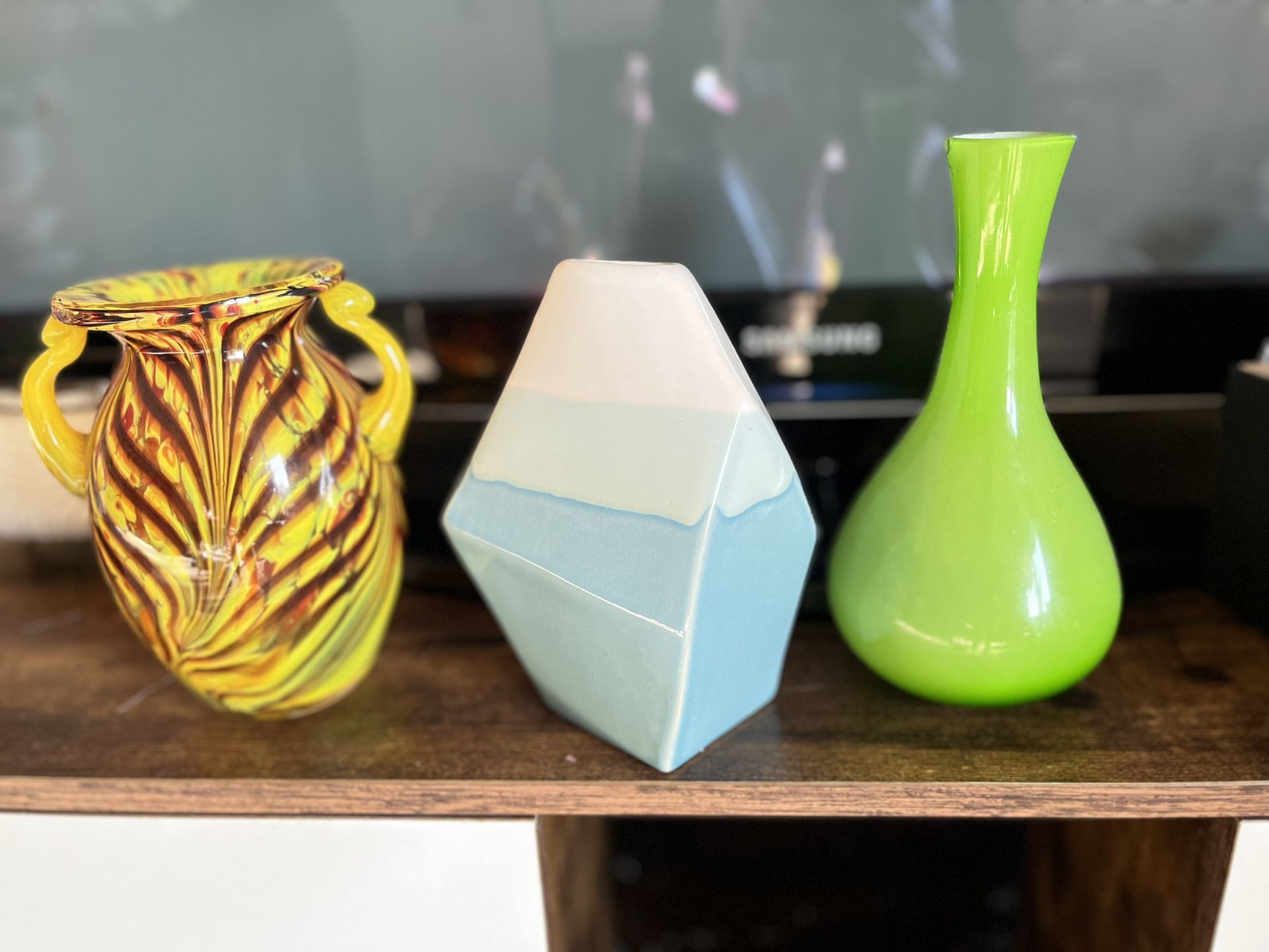 Antique Colorful Vases