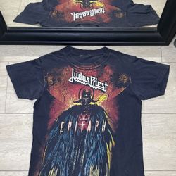 Y2K 2000s Judas Priest “Epitaph Jumbo” Tour All Over Print Shirt