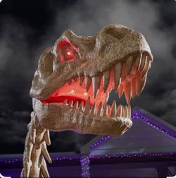 Giant T-Rex Skeleton Halloween Yard Decoration