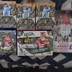 Panini & Topps NFL & MLB Hobby Boxes