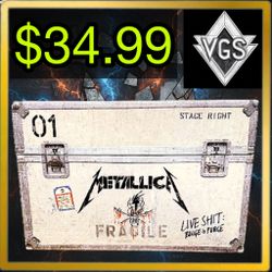 *MISSING ONE VHS* Metallica – Live Shit: Binge & Purge Deluxe Box Set (VHS/CD Collection) – 1993