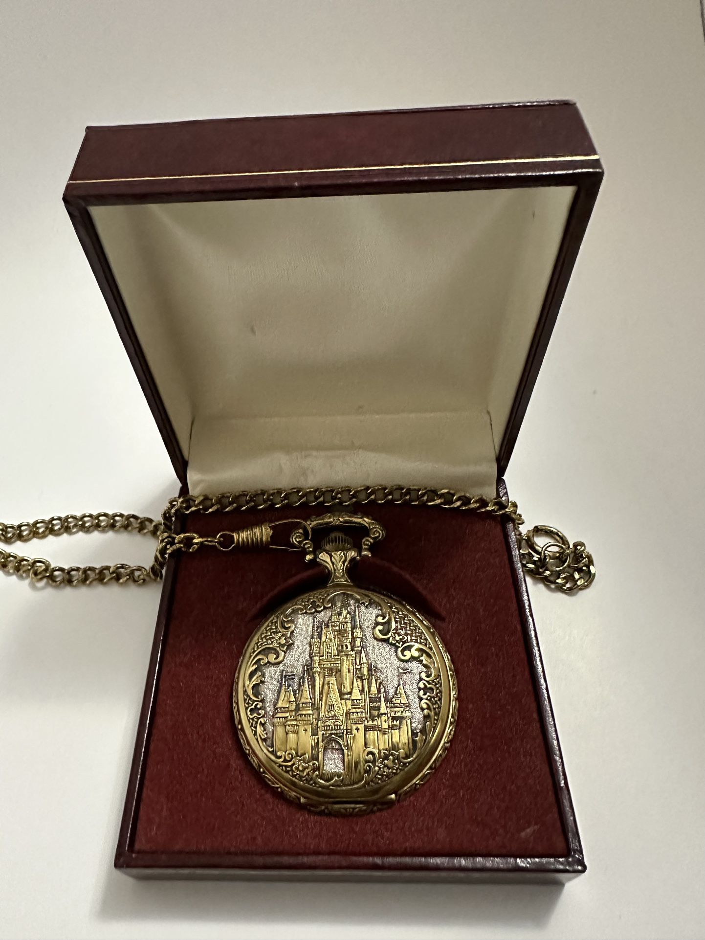 Disney Limited Edition Commemorating 25th Anniversary Of Walt Disney World Pocket Watch