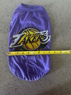 Lakers, custom dog shirt large size small breed