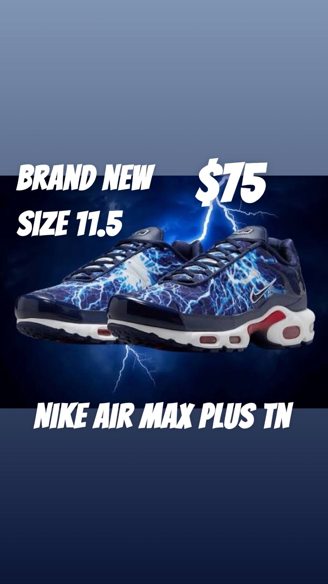 Nike Air Max Plus TN Brand New Size 11.5 Retro Force