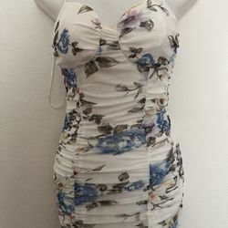 Fashion Nova Flower Dress 