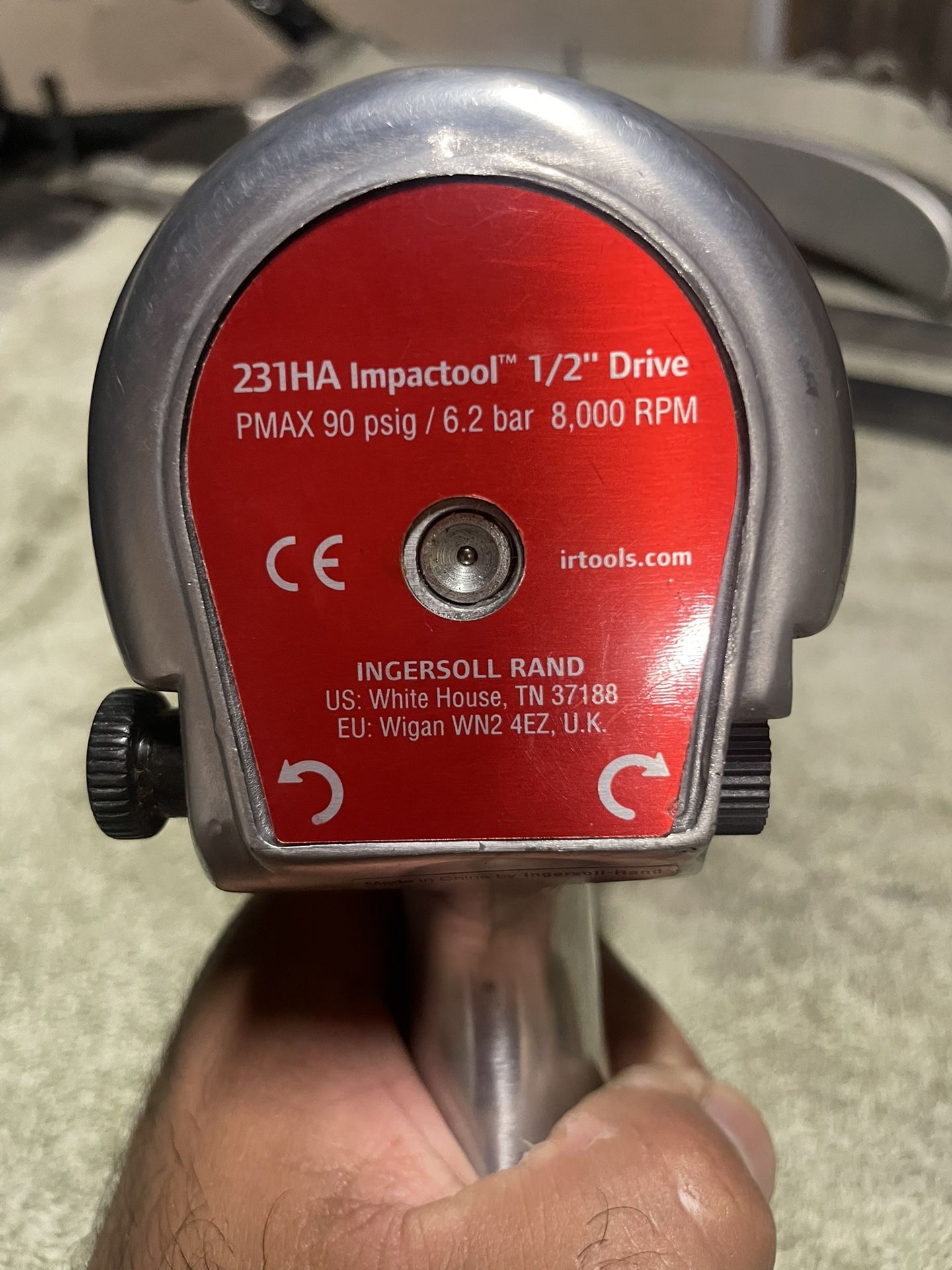 Ingersoll Rand 1/2in Super Duty Impact Wrench with Extended Anvil