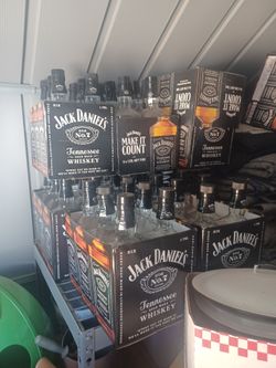 Empty Jack  Daniel bottles 1.75.