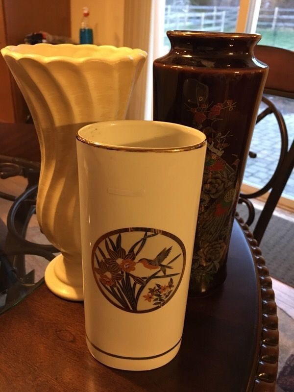 Lot of 3 vases 1 Haeger