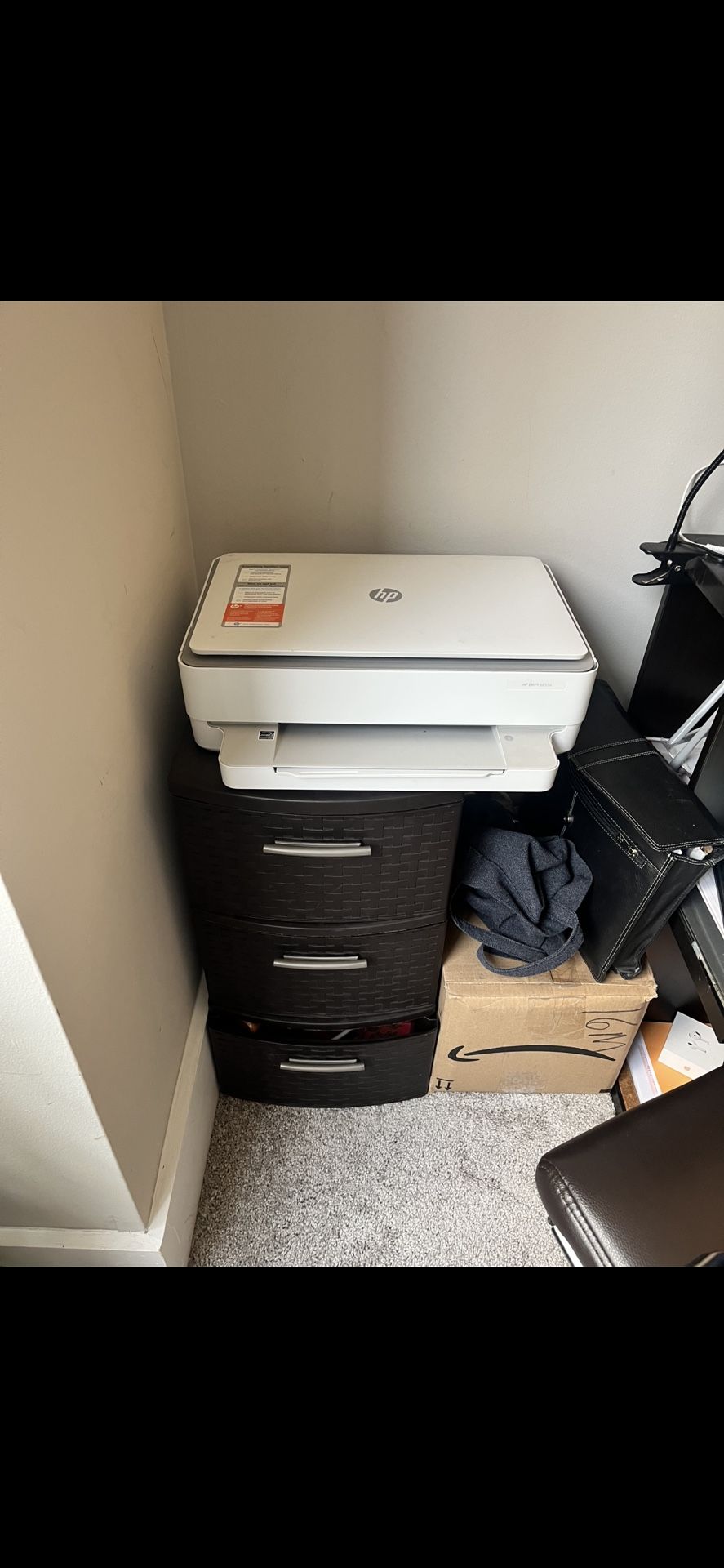 Hp Color Printer And 5 New Cartridges
