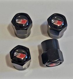 For Audi S-Line Tire Valve Caps
