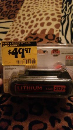 Lithium vote battery New in the pack