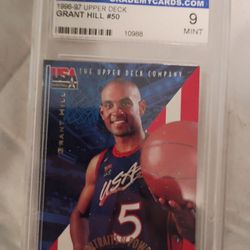 96- 97 Upper Deck Graded.  Grant.  Hill 
