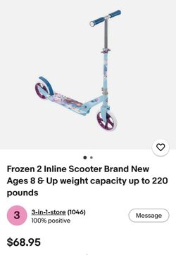 Frozen Scooter With Lights