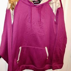 Pink Hunting Hoodies & Sweatshirts Size XL