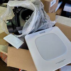 Vevor 80cfm Bathroom exhaust fan with led light and wall switch