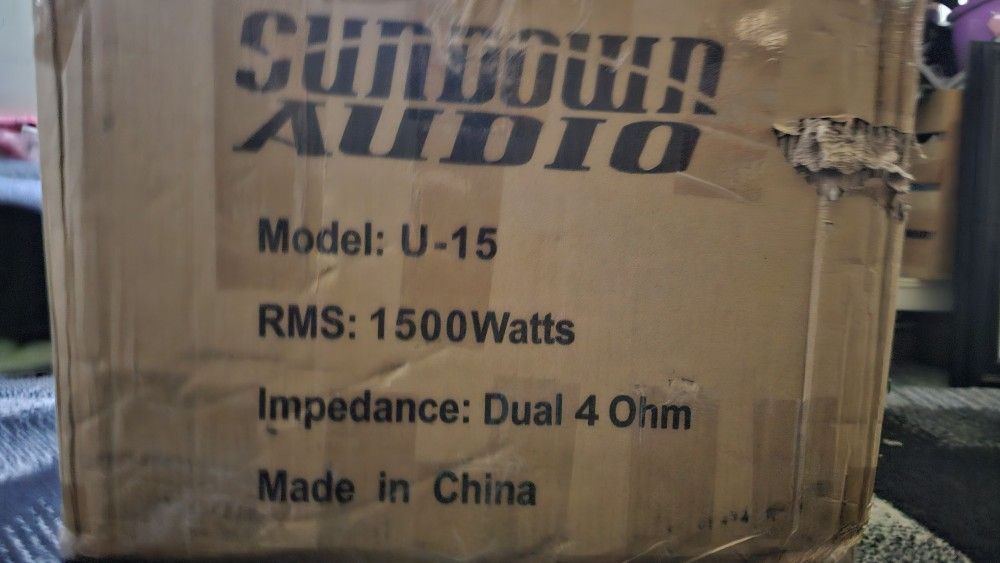 Sundown Audio 15"sub