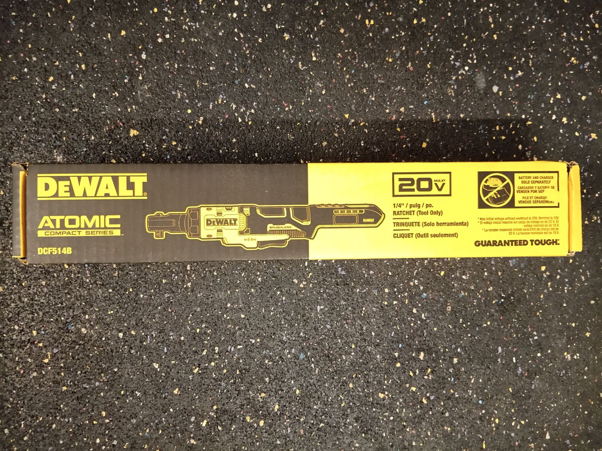 DeWalt Cordless Ratchet ATOMIC 20V MAX Brushless 1/4-in dcf514b