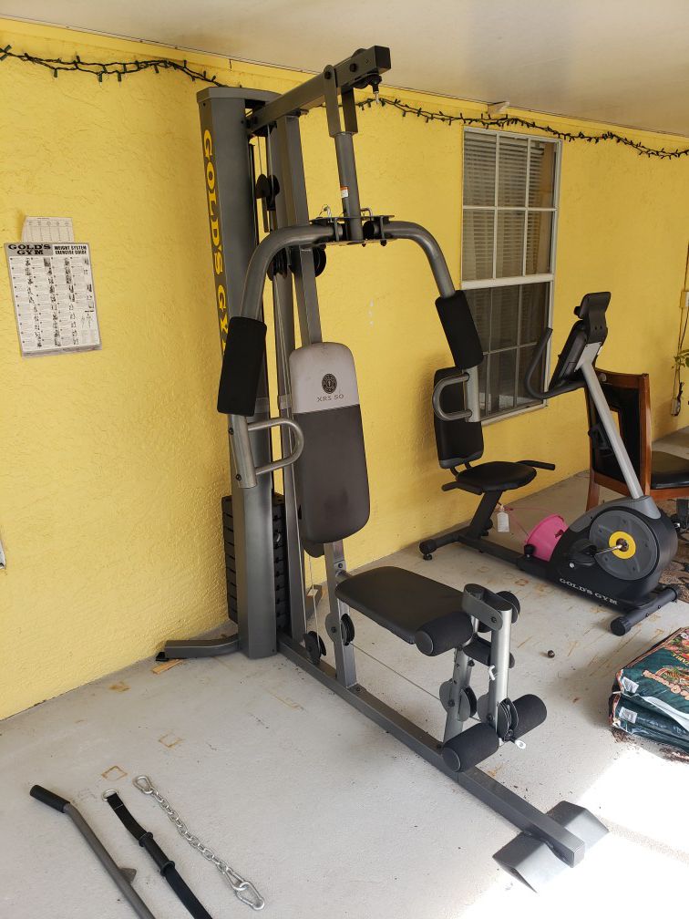Workout Equipment Golds Gym XRS 50