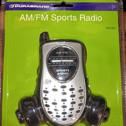 Durabrand AM/FM Sports Radio, model PR-355.