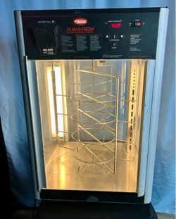 showcases food warmed