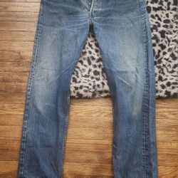 Vintage Levi 501 Button FLY 31x34