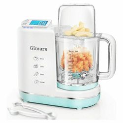 Gimars Upgrade 700W Auto Cleaning Fast Puree Steaming Baby Food Maker Processor,Auto Off Anti-Dry Design Baby Food Cook Blend Grind Steam