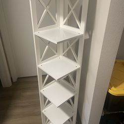 White Shelves /display Case 