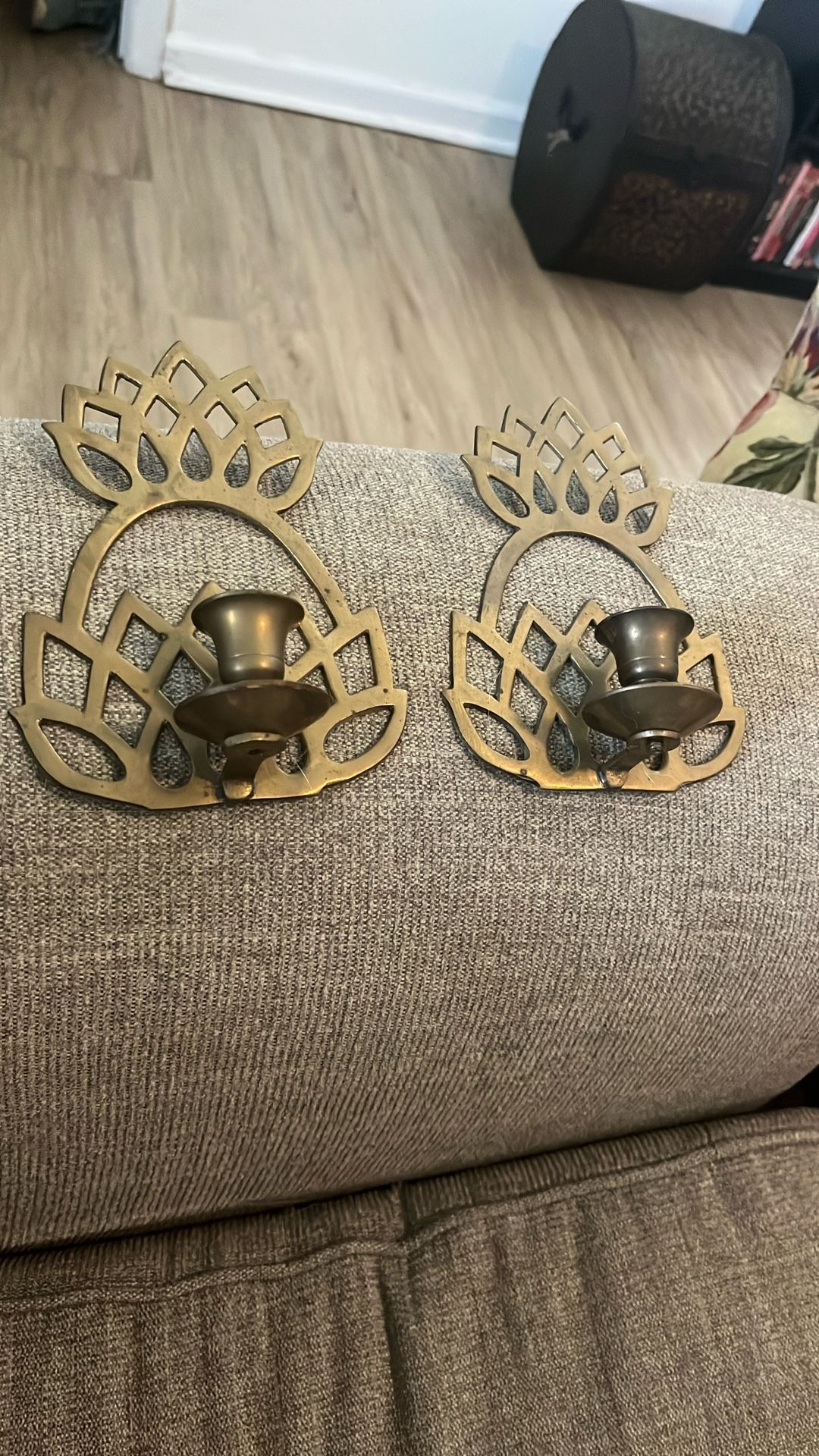 Cool Candle Holders - Pineapple Sconces - Vintage