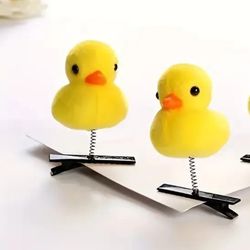 Cute Duck 3D Hair Clip 