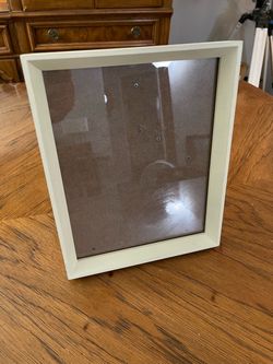 Cream Colored Wooden Picture Frame - For 8” x 10” Picture