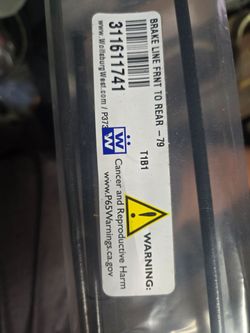 Vw bug main brake line
