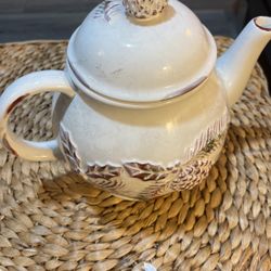 WHITE PINE Collection By Decorative Concepts Tea Pot