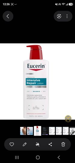 EUCERIN INTENSIVE REPAIR LOTION 16 OZ x2
