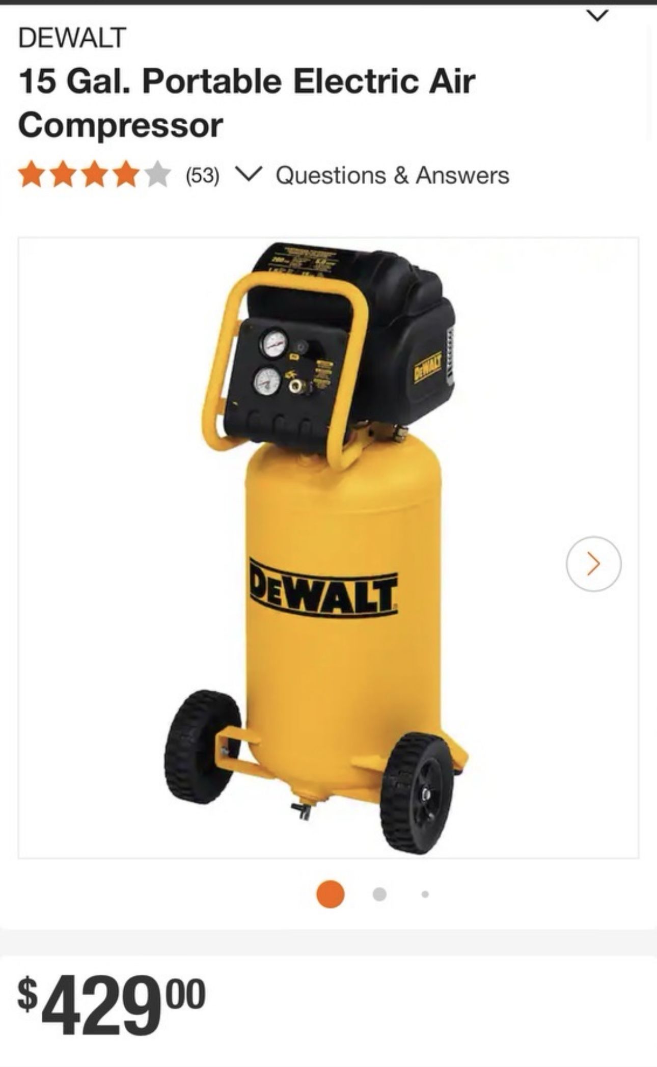 DeWALT Compressor