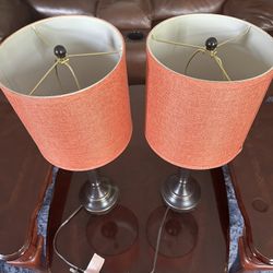 Coffee table, End tables, and Table lamps