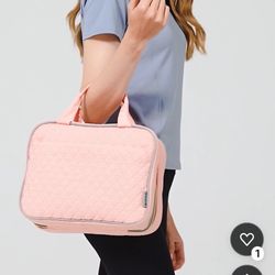 Marika Travel Toiletry Bag, Hanging Toiletry Bag with Hook, Makeup Organizer for Travel Essentials, Water-Resistant Travel Case-